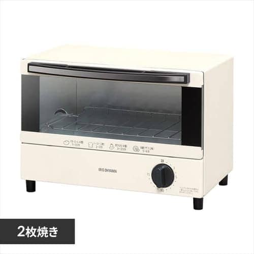 オーブントースター 2枚焼き EOT-011-W ホワイト