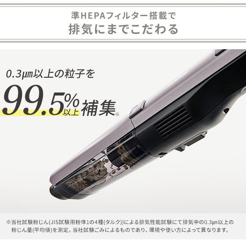 掃除機 コードレス サイクロン 自走式 2in1 置くだけで充電 2way SCD-160P-T ブラウンメタリック