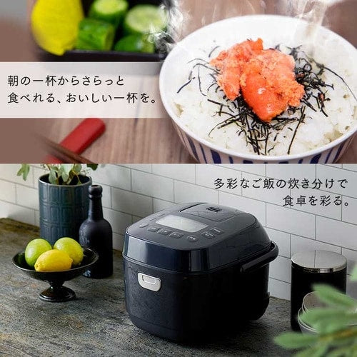 炊飯器 3合 マイコン 50銘柄炊き RC-MEA30-W 極厚火釜 ホワイト