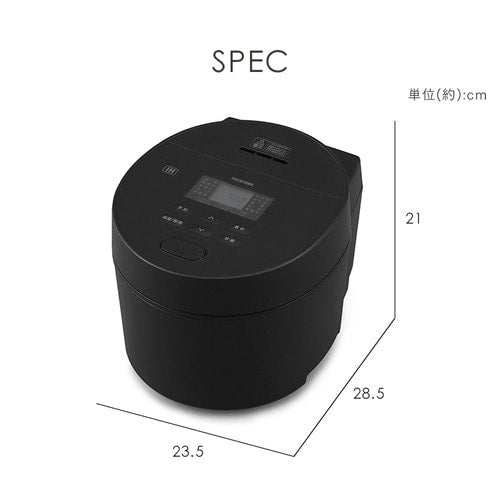 炊飯器 3合 IH RC-ISA30-W ホワイト