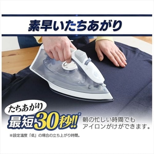 アイロン スチーム セラミックコート IRN-21C グレー