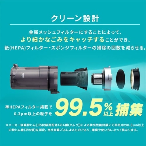 SUUZE 掃除機 コードレス サイクロン モップ付 充電スタンド付 SCD-210P-H グレー