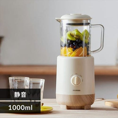 ミキサー 1000ml 氷対応 静音 IJM-S101-C アイボリー