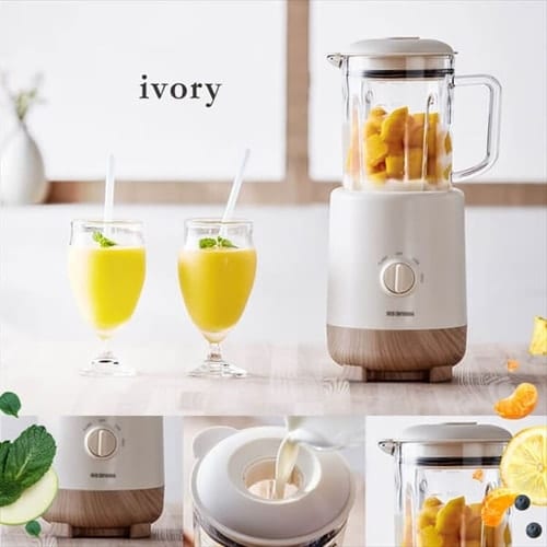 ミキサー 1000ml 氷対応 静音 IJM-S101-C アイボリー