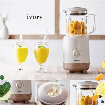 ミキサー 1000ml 氷対応 静音 IJM-S101-C アイボリー