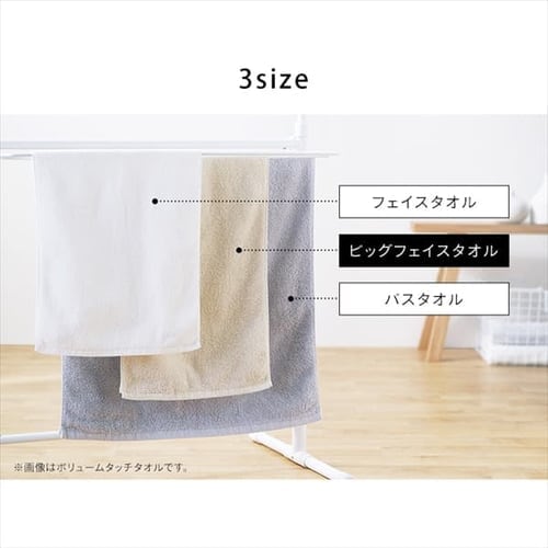 ビッグフェイスタオル2枚セット BFT-2 アイボリー
