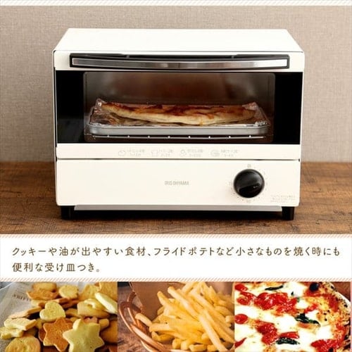 オーブントースター 2枚焼き EOT-011-W ホワイト