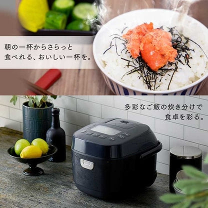 炊飯器 3合 マイコン 50銘柄炊き RC-MEA30-W 極厚火釜 ホワイト