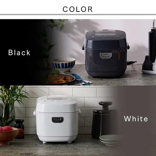 炊飯器 3合 マイコン 50銘柄炊き RC-MEA30-W 極厚火釜 ホワイト