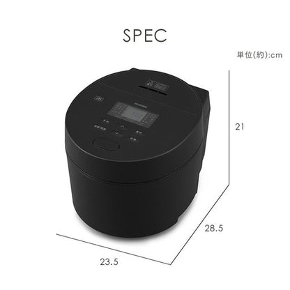 炊飯器 3合 IH RC-ISA30-W ホワイト