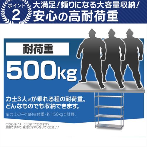 メタルラック 4段 幅91cm MR-9012J (ポール直径25mm・棚板4枚)
