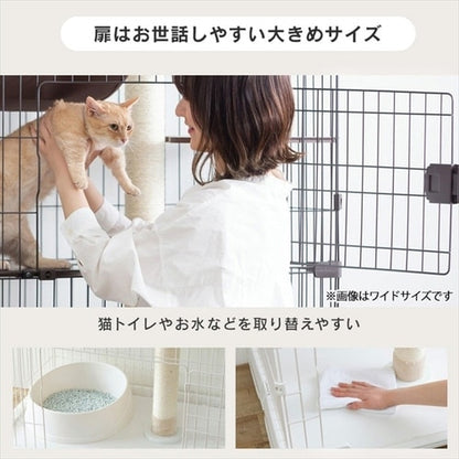 キャットランドケージ スリム 5段 PCLC-703 ダークグレー