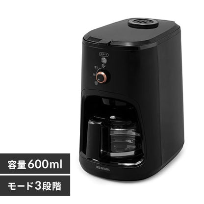 コーヒーメーカー 600ml 全自動 BLIAC-A600-B ブラック