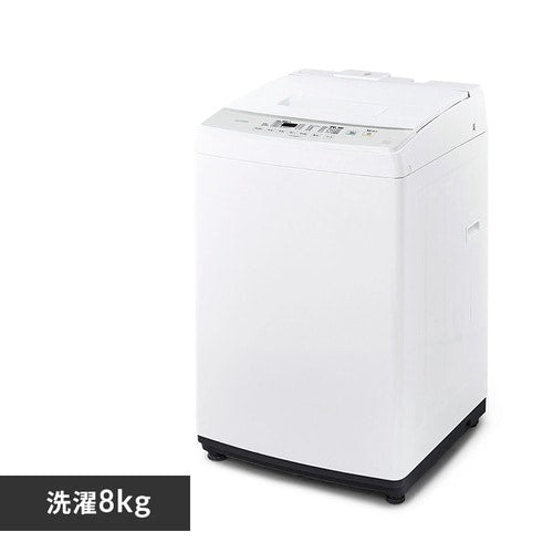 洗濯機 8.0kg スプラウォッシュ IAW-T804E-W
