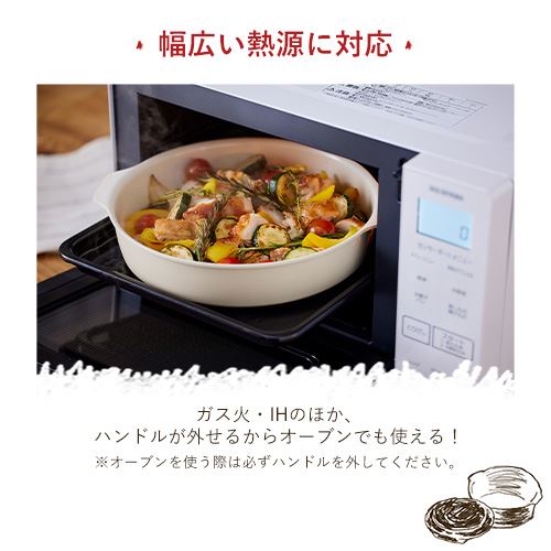 フライパン 8点セット お皿になるフライパン DPAN-8S アイボリー