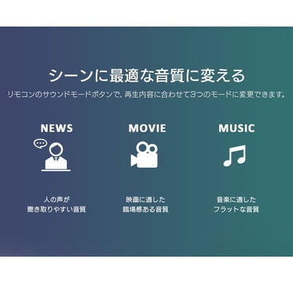 サウンドスピーカー Bluetooth 2.1ch IHT-S201 ブラック