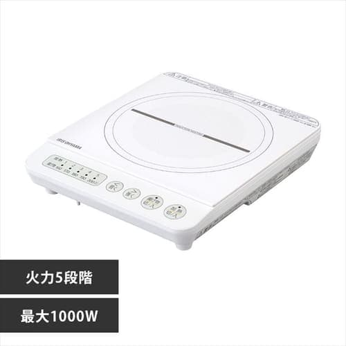 IHコンロ 1口 1000Ｗ IHK-T36-W ホワイト