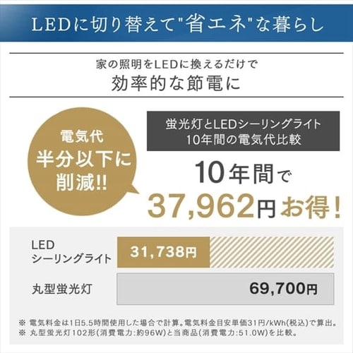 シーリングライト LED SeriesM 12畳 調光 調色 CEA-2212DLM