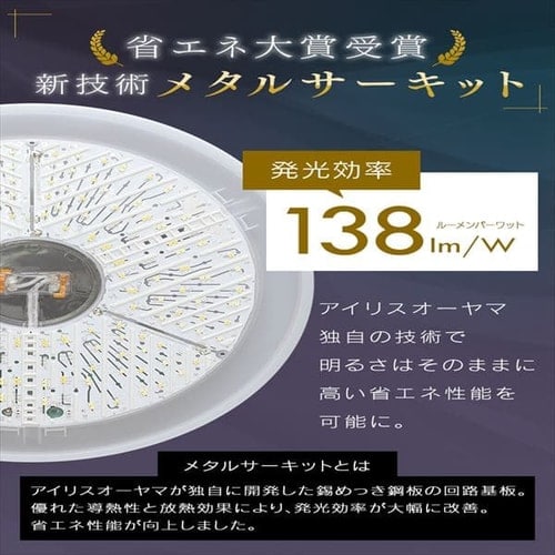 シーリングライト LED メタルサーキットシリーズ 14畳 調光 クリアフレーム CL14D-5.1CF