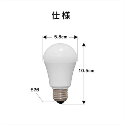 LED電球 E26口金 広配光タイプ 100W形相当 電球色 密閉形器具対応 断熱材施工器具対応 LDA12L-G-10T8