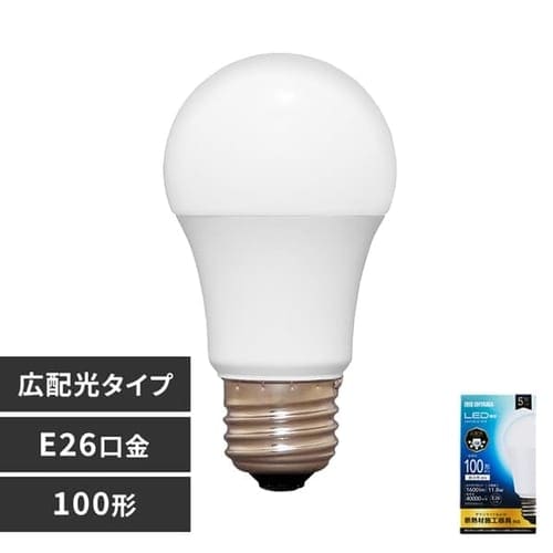 LED電球 E26口金 広配光タイプ 100W形相当 昼白色 密閉形器具対応 断熱材施工器具対応 LDA12N-G-10T8