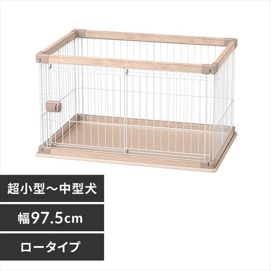 ウッディサークル ロータイプ PWSR-960LV ライトナチュラル 犬用