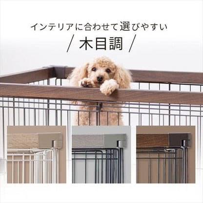 ウッディサークル ロータイプ PWSR-960LV アッシュグレー 犬用