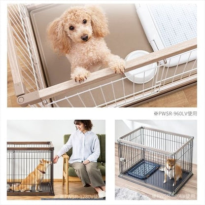 ウッディサークル ロータイプ PWSR-960LV アッシュグレー 犬用