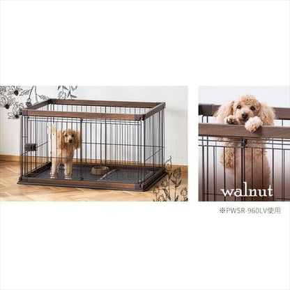 ウッディサークル ロータイプ PWSR-960LV アッシュグレー 犬用